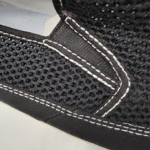 New Mens GBX Mesh Slip On Fabric Black Shoes 10.5 - Picture 5 of 10